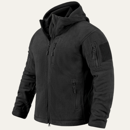 The Moray Men's Winter Fleece Tactical Hooded Jacket