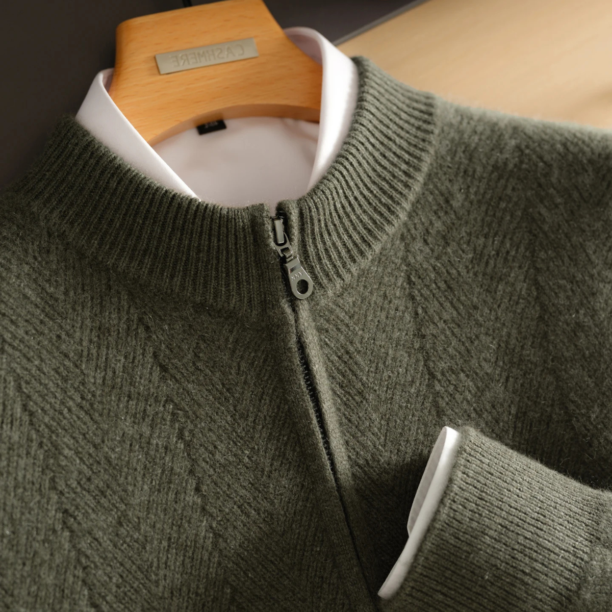 The Highmoor Cashmere Sweater – Men's 100% Soft Luxury Wool Knit Cardigan