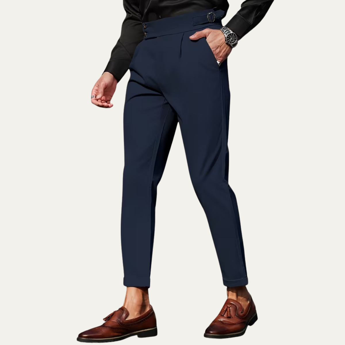 The Fremantle Men’s Tailored Business Slim Fit Dress Pants