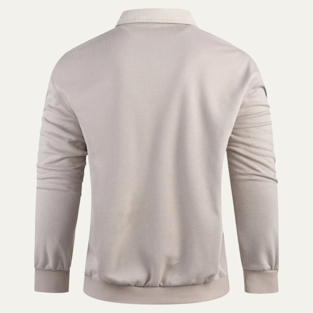 The Ayr Men's Casual Polo Sweatshirt with Front Pocket