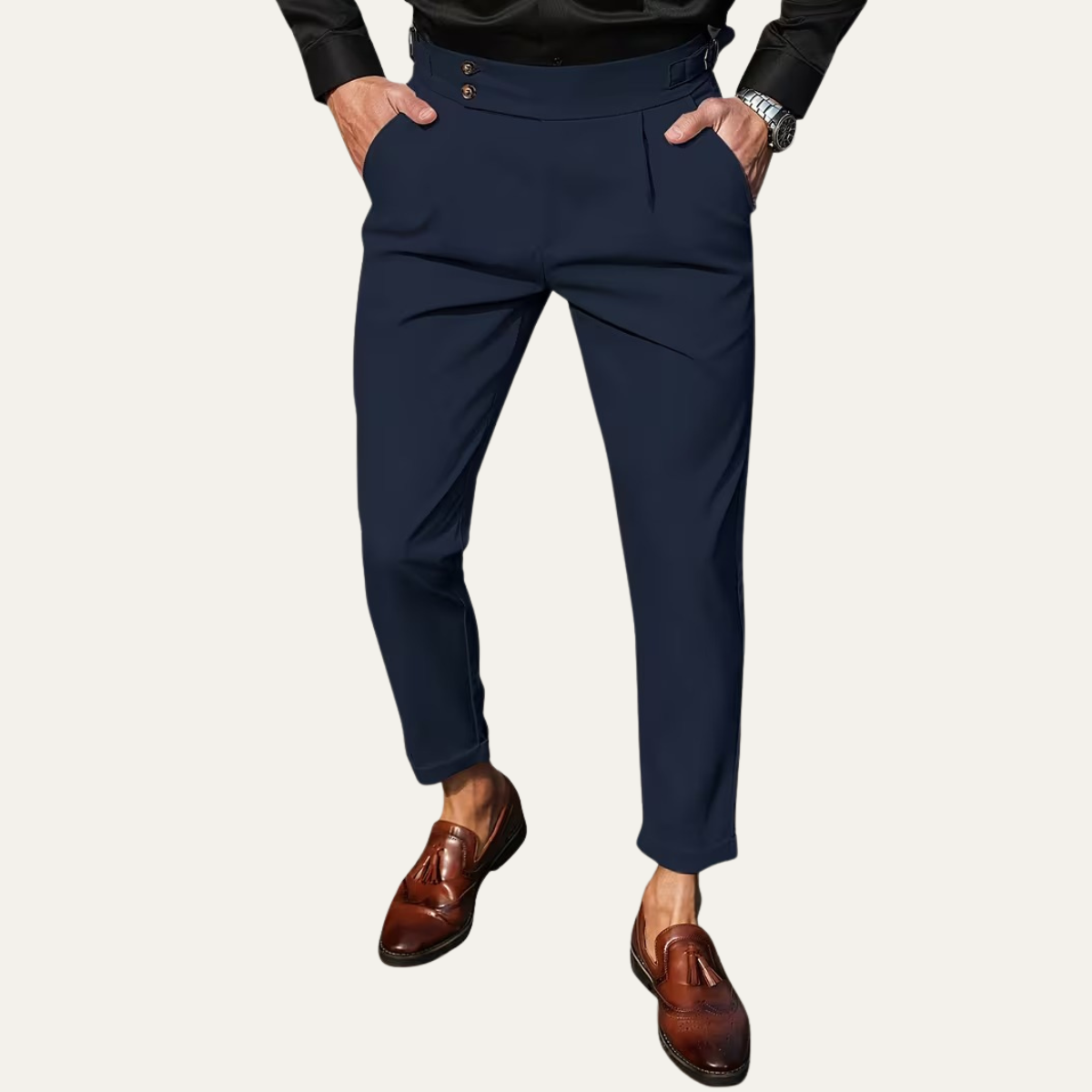 The Fremantle Men’s Tailored Business Slim Fit Dress Pants