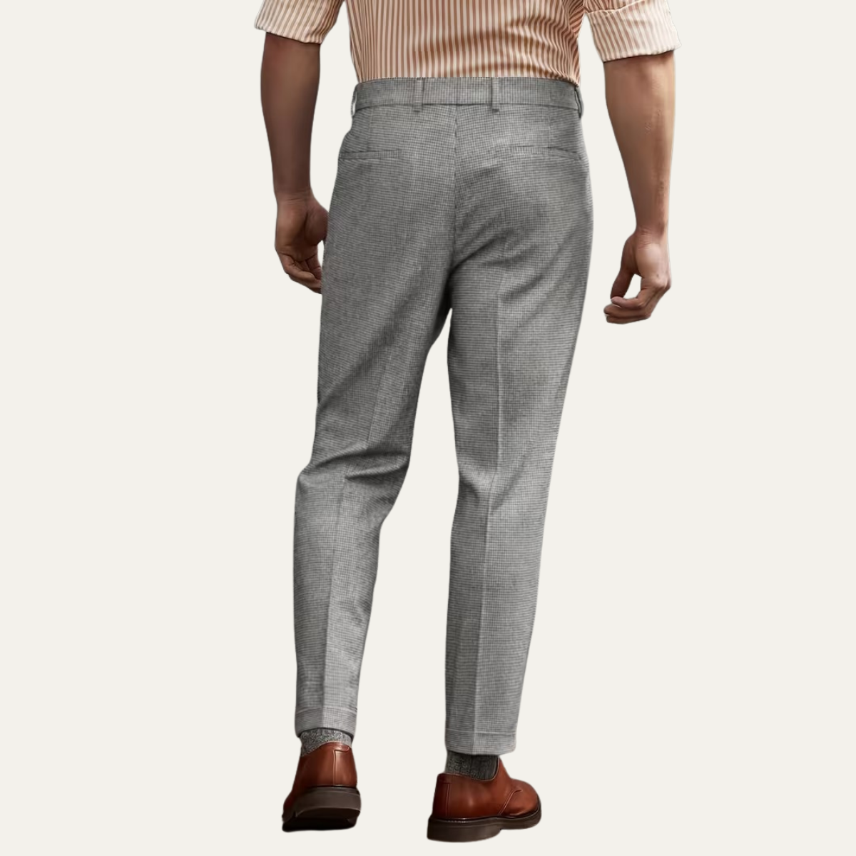 The Dunsborough Men’s Business Tailored Pleated Dress Pants