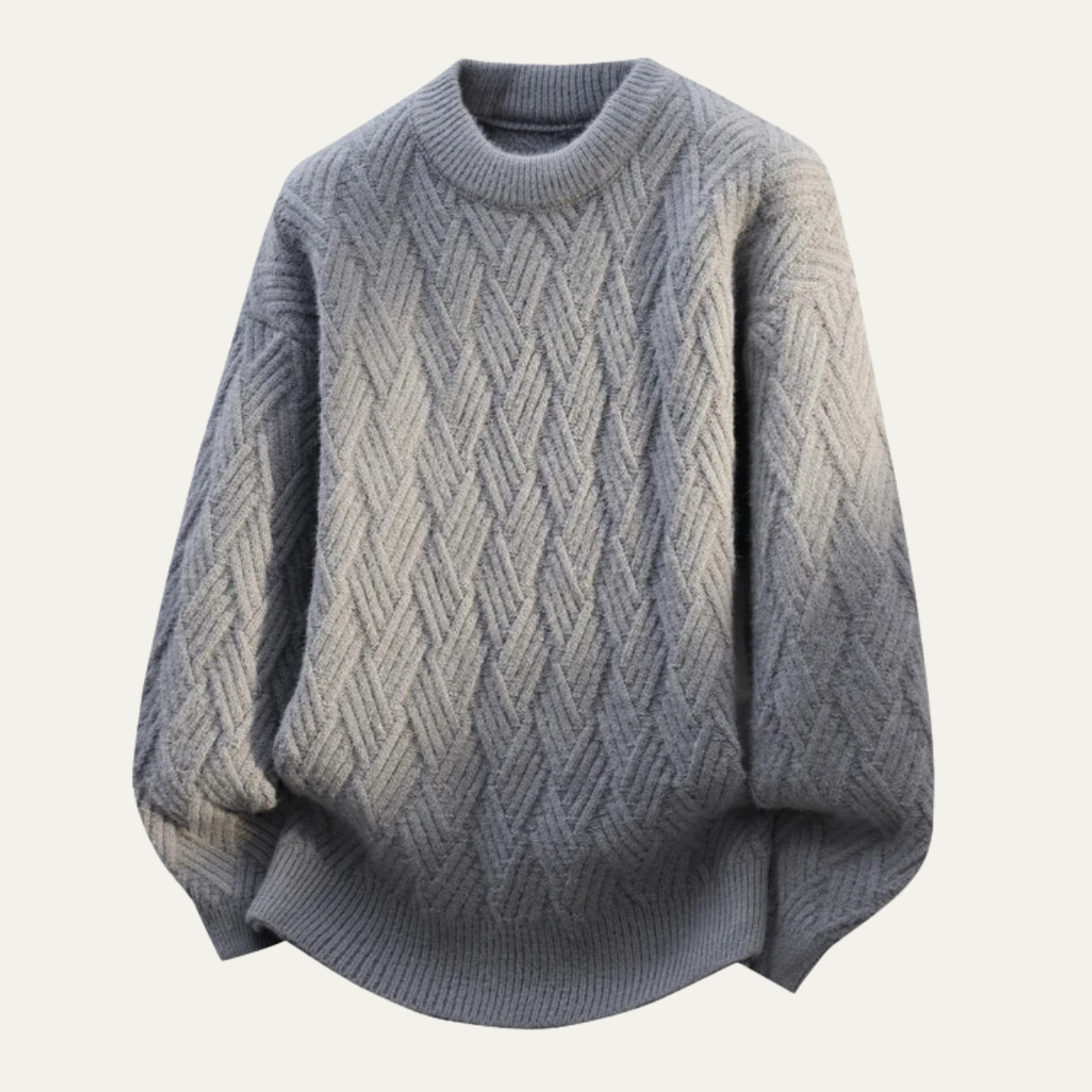 The Buonconvento Men’s Cashmere O Neck Warm Knitted Sweater