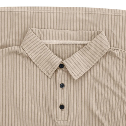 The Sorrento Men’s Ribbed Knitted Polo Shirt