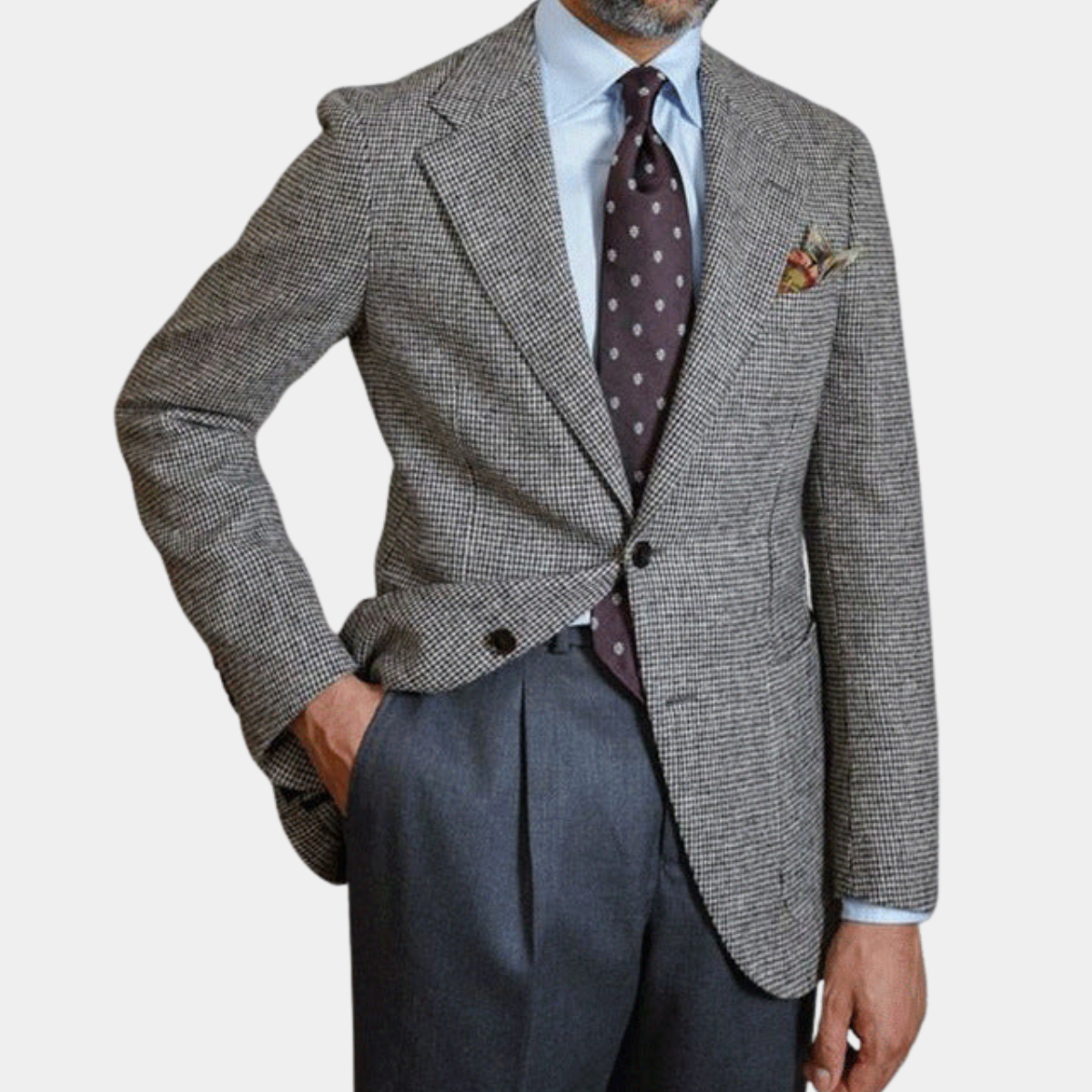 The Hartford Men’s Cotton Half Zip Ribbed Knit Sweater with Stand Collar