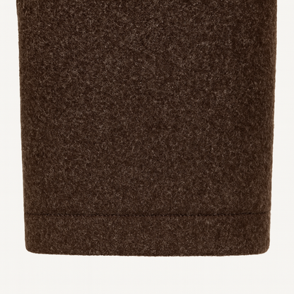 The Aldeburgh Men's Wool Blend Button Up Coat with Warm Lining