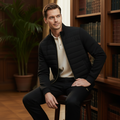The Vendôme Casual Elegant Bomber Jacket for Men