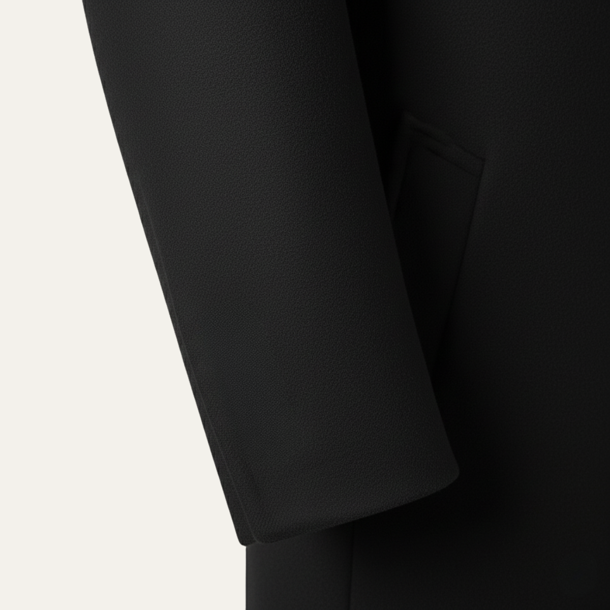 The Wilshire Men's Long Double Breasted Wool Blend Smart Overcoat