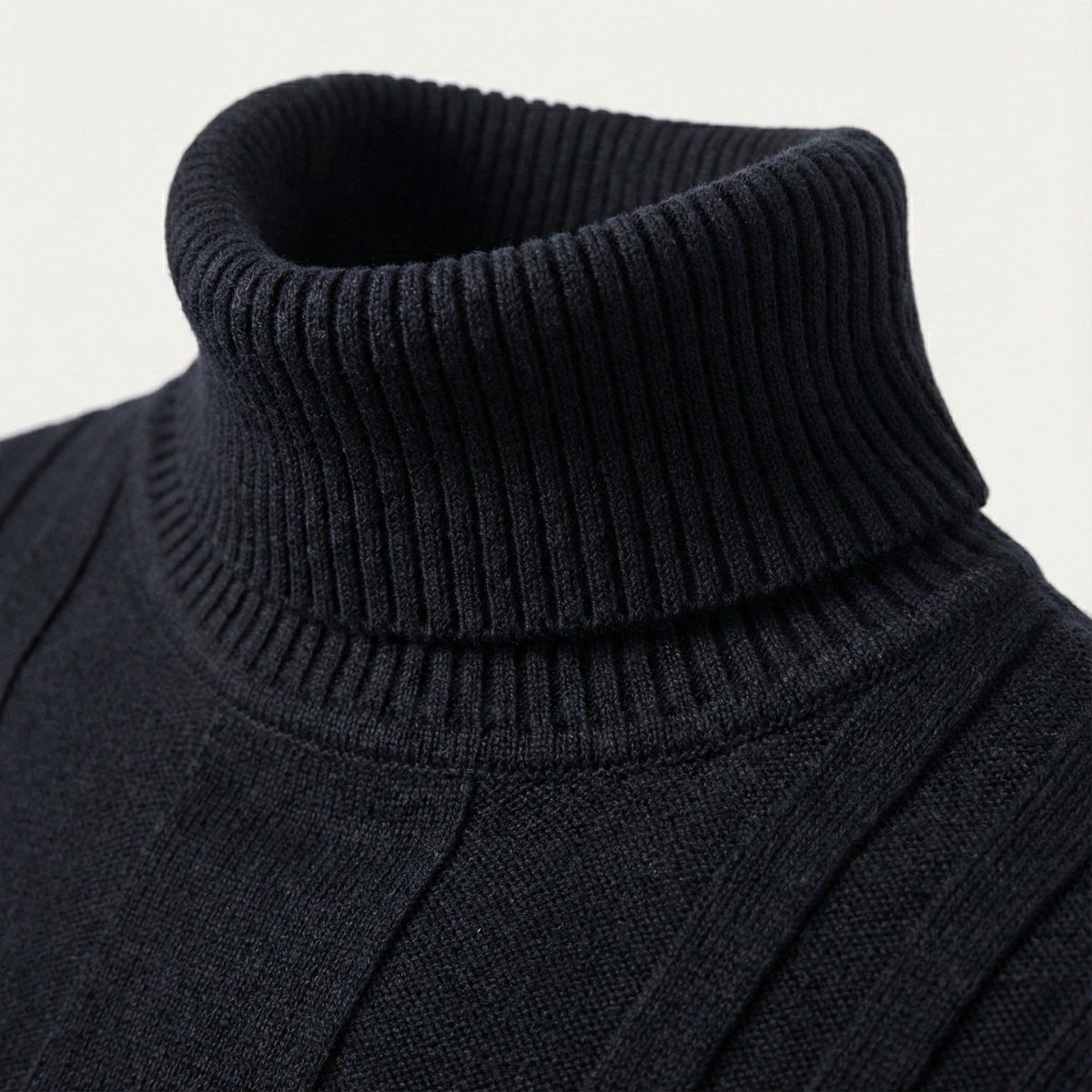 The Dumbarton Men’s Slim Fit Knit Turtleneck Sweater