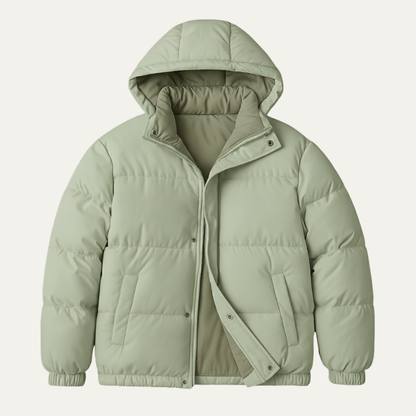 The Kingsbury Men’s Warm Quilted Puffer Hooded Winter Jacket