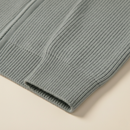 The Lothian Men's Trendy Collar Stand Knit Zip Cardigan Sweater