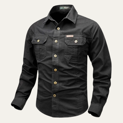 The Norcia Men’s Military Tactical Shirt with Pockets