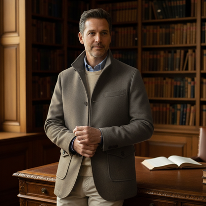 The Rome Wool Coat – Men’s Smart Tailored Overcoat