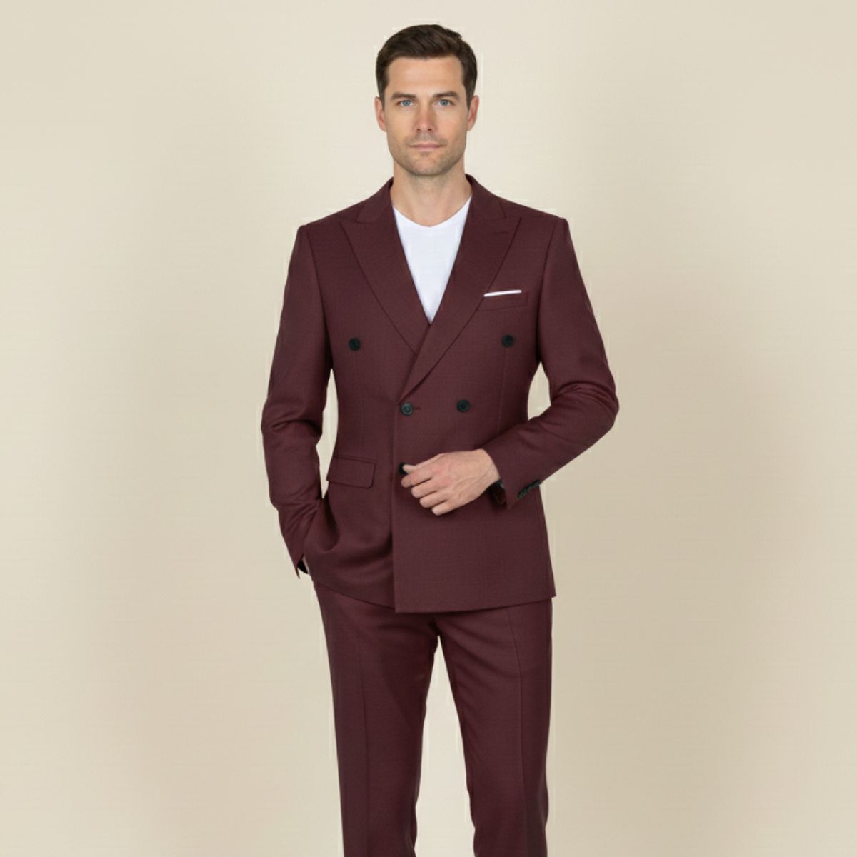 The Caldwell Men’s Lightweight Slim Fit Blazer Suit