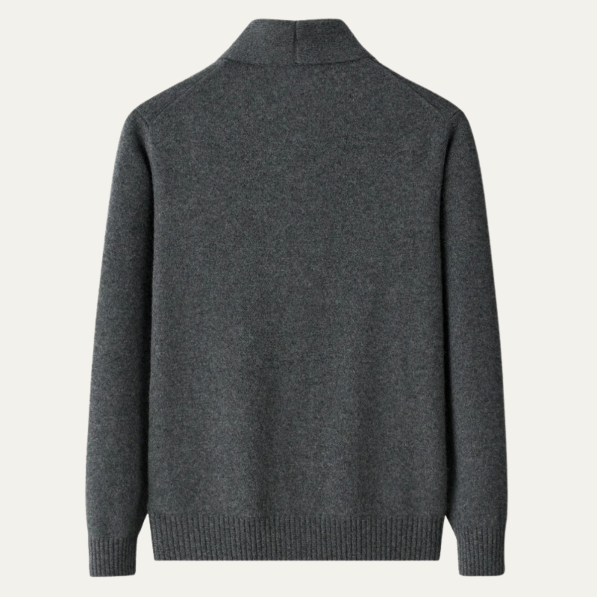 The Serravalle Men’s Button Up Knit Cashmere Shawl Collar Cardigan