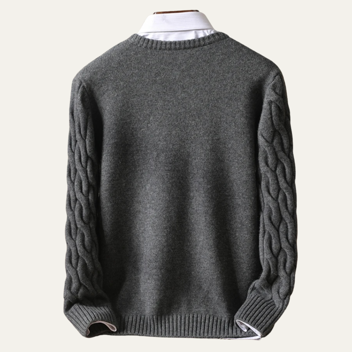 The Montemagno Men’s Cashmere Cable Knit Sweater