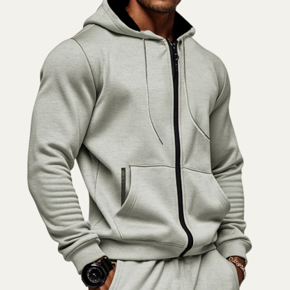 The Lerici Men’s Warm Casual Zip Hoodie Jacket