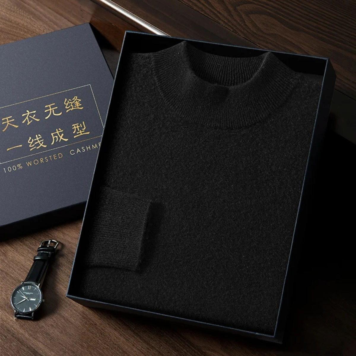 The Hillbourne Cashmere Sweater – Men's 100% Soft Luxury Knit Sweater