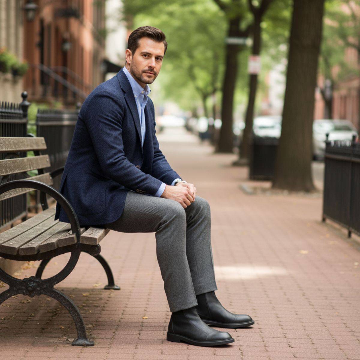 The Cheltenham Men's Durable Leather Everyday Ankle Boots