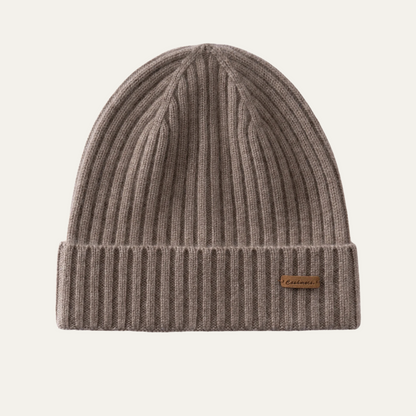 The Blackwell Men's Stylish Ribbed Knit Cashmere Beanie
