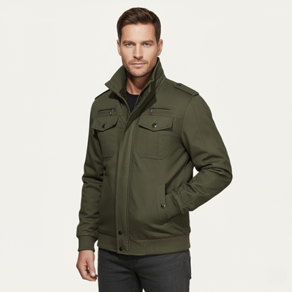 The Fairfax Men's Fleece Lined Warm Bomber Jacket