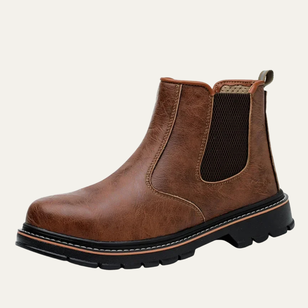 The Oristano Men’s Waterproof Slip On Steel Toe Work Boots