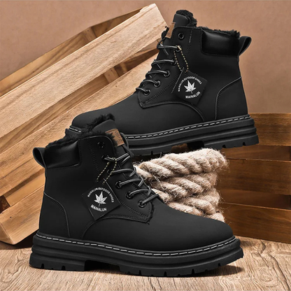 The Silverlake Men’s Cozy Fur Lined Insulated Snow Boots