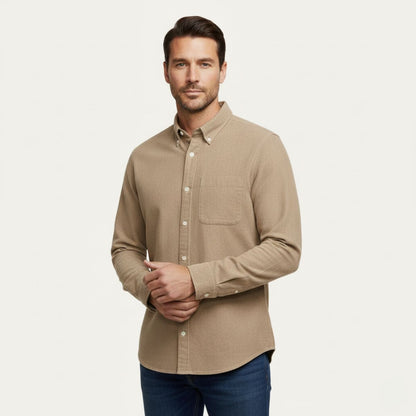 The Boston Casual Denim Shirt for Men