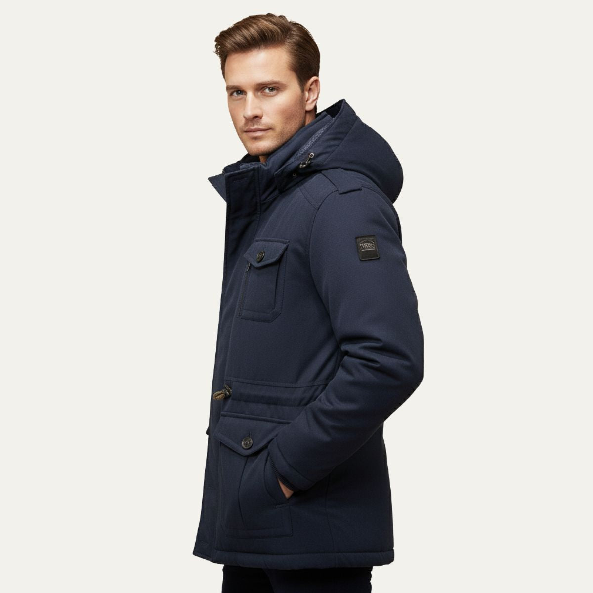 The Bellshire Men’s Insulated Winter Parka Jacket with Hood