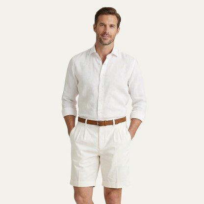 The Henwick Linen Shorts – Tailored Summer Shorts for Men