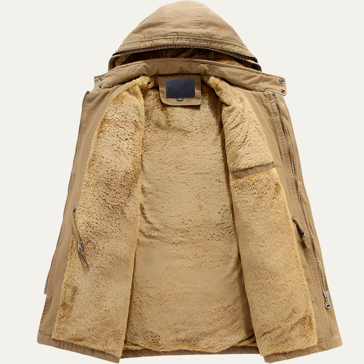 The Oakfield Men’s Warm Fleece Lined Hooded Winter Parka Jacket