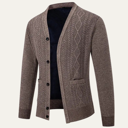 The Northwood Men’s V Neck Button U Soft Knit Cardigan
