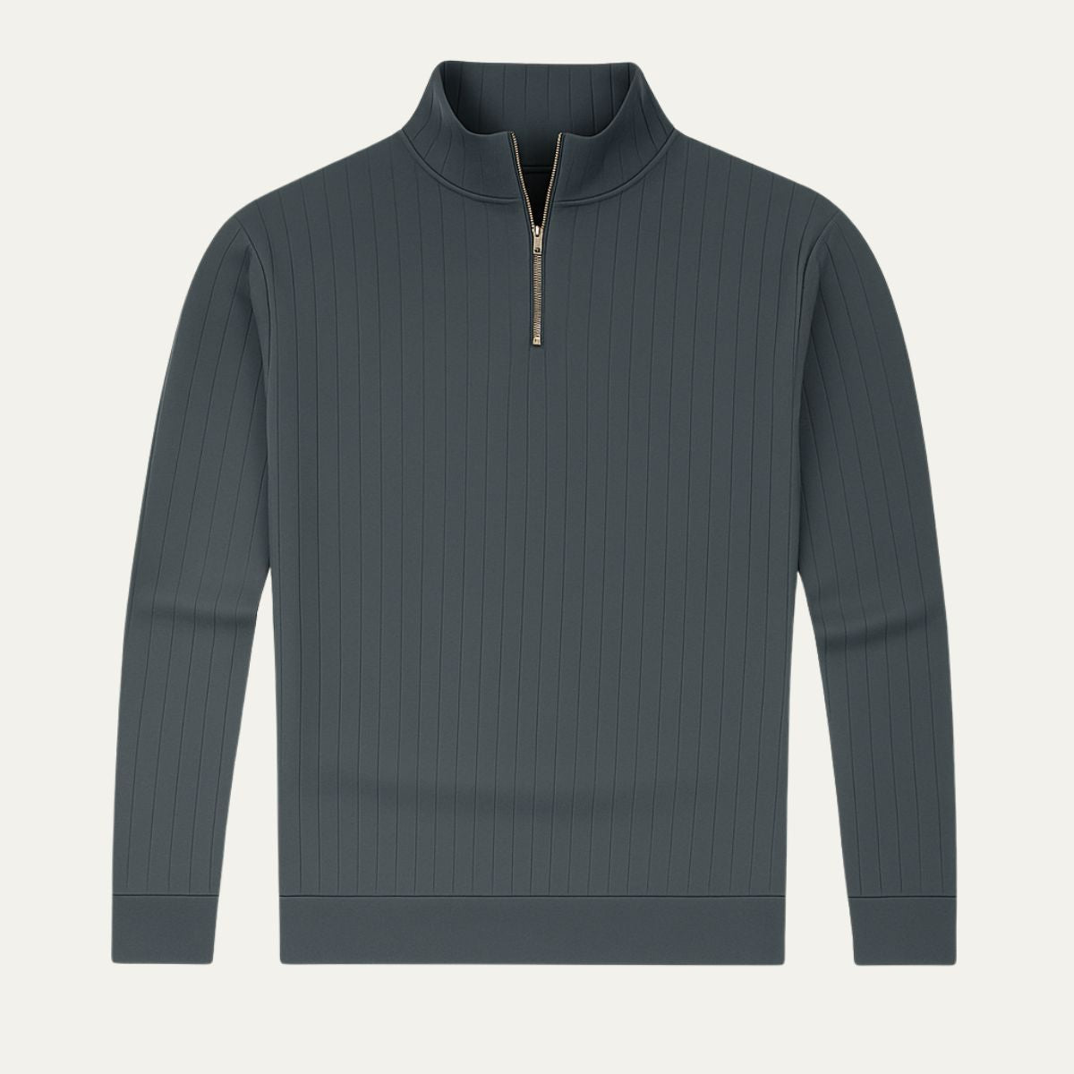 The Ashford Ribbed Half Zip Sweater for Men