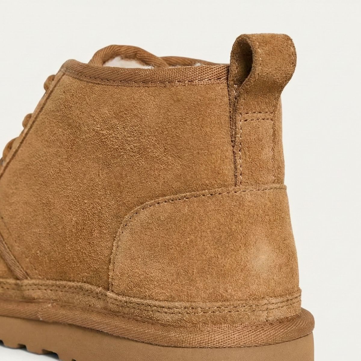 The Ridgefall Men's Cozy Suede Warm Fur Lined Non Slip Snow Boots