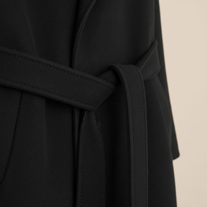 The Whitechapel Men's Elegant Camel Wrap Wool Coat with Belt