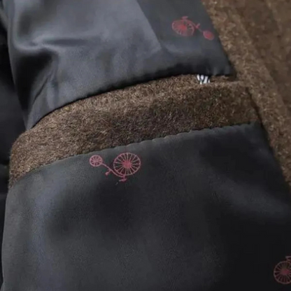 The Broadway Men's Wool Blend Classic Trench Coat