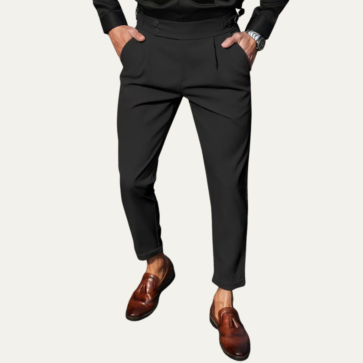 The Busselton Men’s Slim Fit Smart Business Dress Pants
