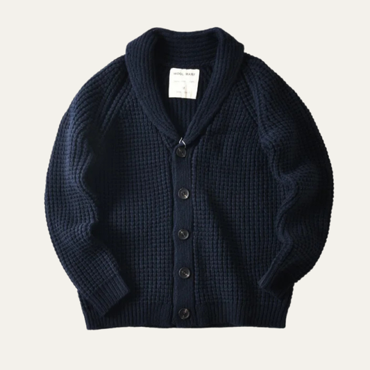 The Notting Hill Men’s Vintage Chunky Shawl Cardigan