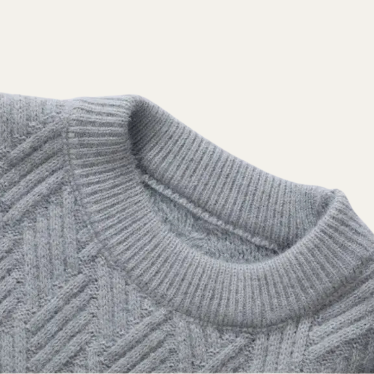 The Buonconvento Men’s Cashmere O Neck Warm Knitted Sweater