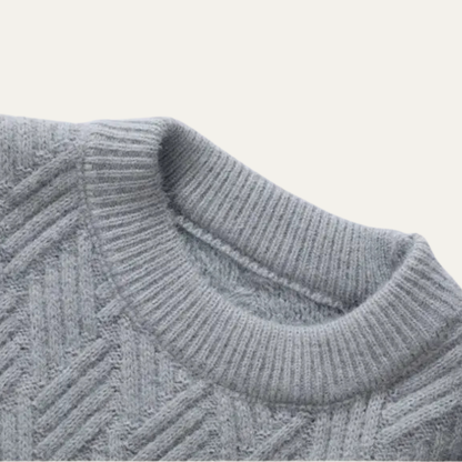 The Buonconvento Men’s Cashmere O Neck Warm Knitted Sweater