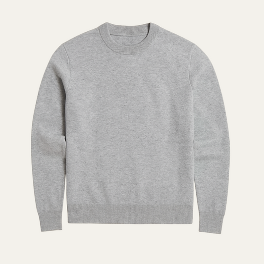 The Salcombe Men's Slim Fit Knit Crew Neck Sweater