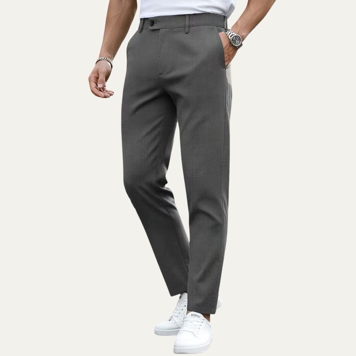 The Launceston Men’s Smart Casual Slim Fit Dress Pants