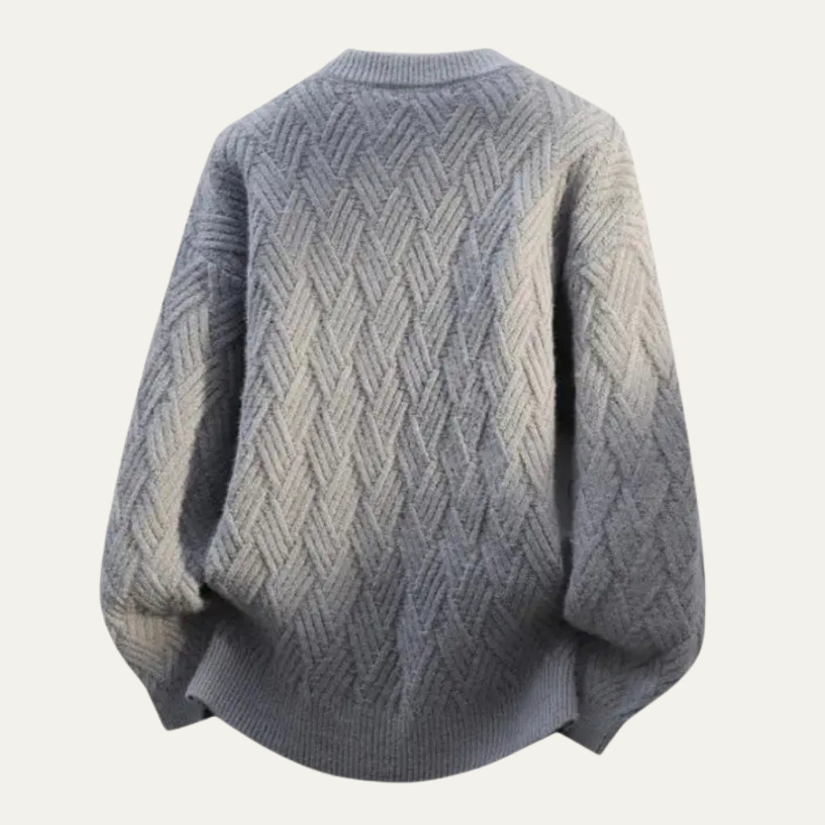 The Buonconvento Men’s Cashmere O Neck Warm Knitted Sweater