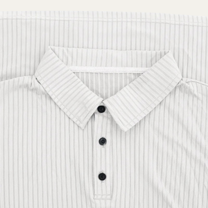 The Sorrento Men’s Ribbed Knitted Polo Shirt