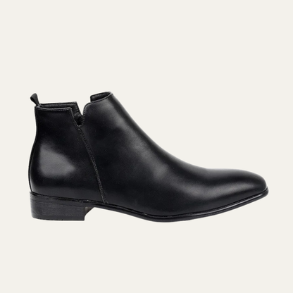 The Marostica Men’s Classic Leather Slip On Ankle Dress Boots