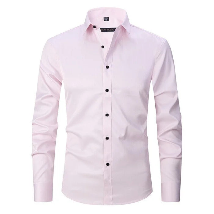 Men's Stretch Non-Iron Dress Shirt for Office & Events