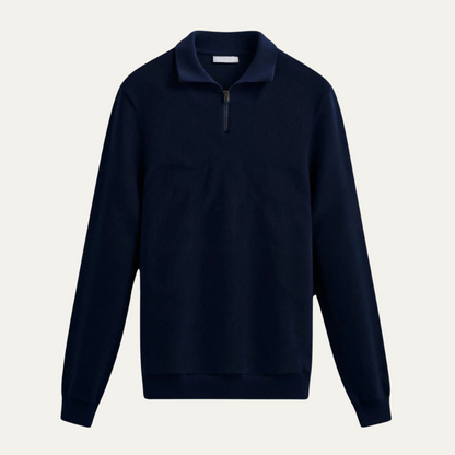 The Berkhamsted Men's Half Zip Lightweight Knit Sweater