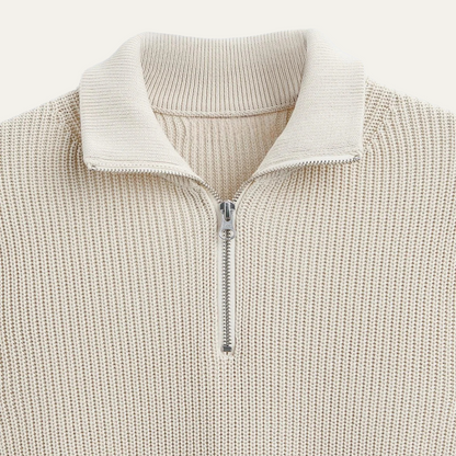 The Berkhamsted Men's Half Zip Lightweight Knit Sweater