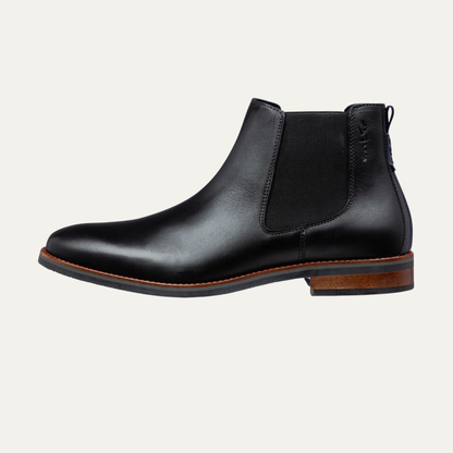 The Umbria Men’s Classic Cognac Leather Chelsea Boots