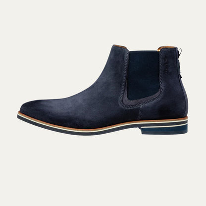 The Umbria Men’s Classic Cognac Leather Chelsea Boots